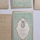 Set of 21 old photographic portraits from the end of the 19th century to the beginning of the 20th century