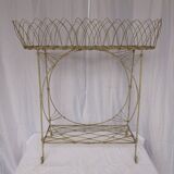 Painted metal planter