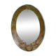 French Art Nouveau Vanity Mirror in Metal, circa 1900