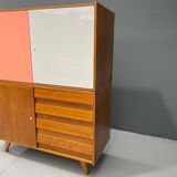 Meuble U-450 en Chêne par Jiří Jiroutek pour Interiér Praha, Tchécoslovaquie, 1