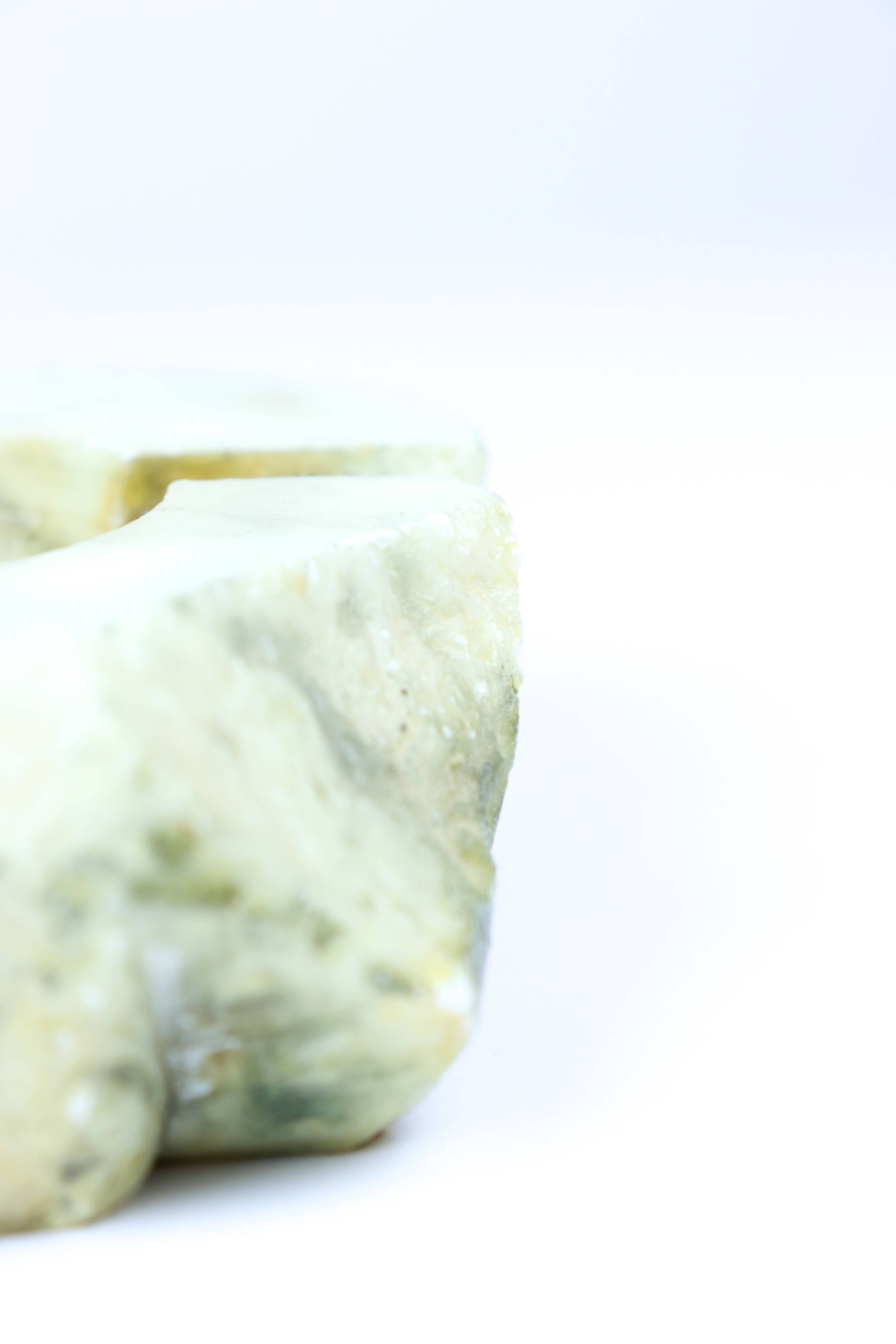 Vintage alabaster ashtray from the 70s.