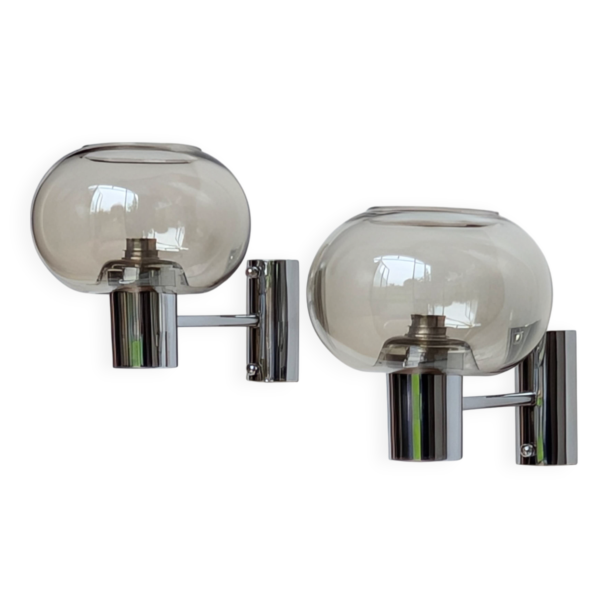 Pair of Sciolari wall lights