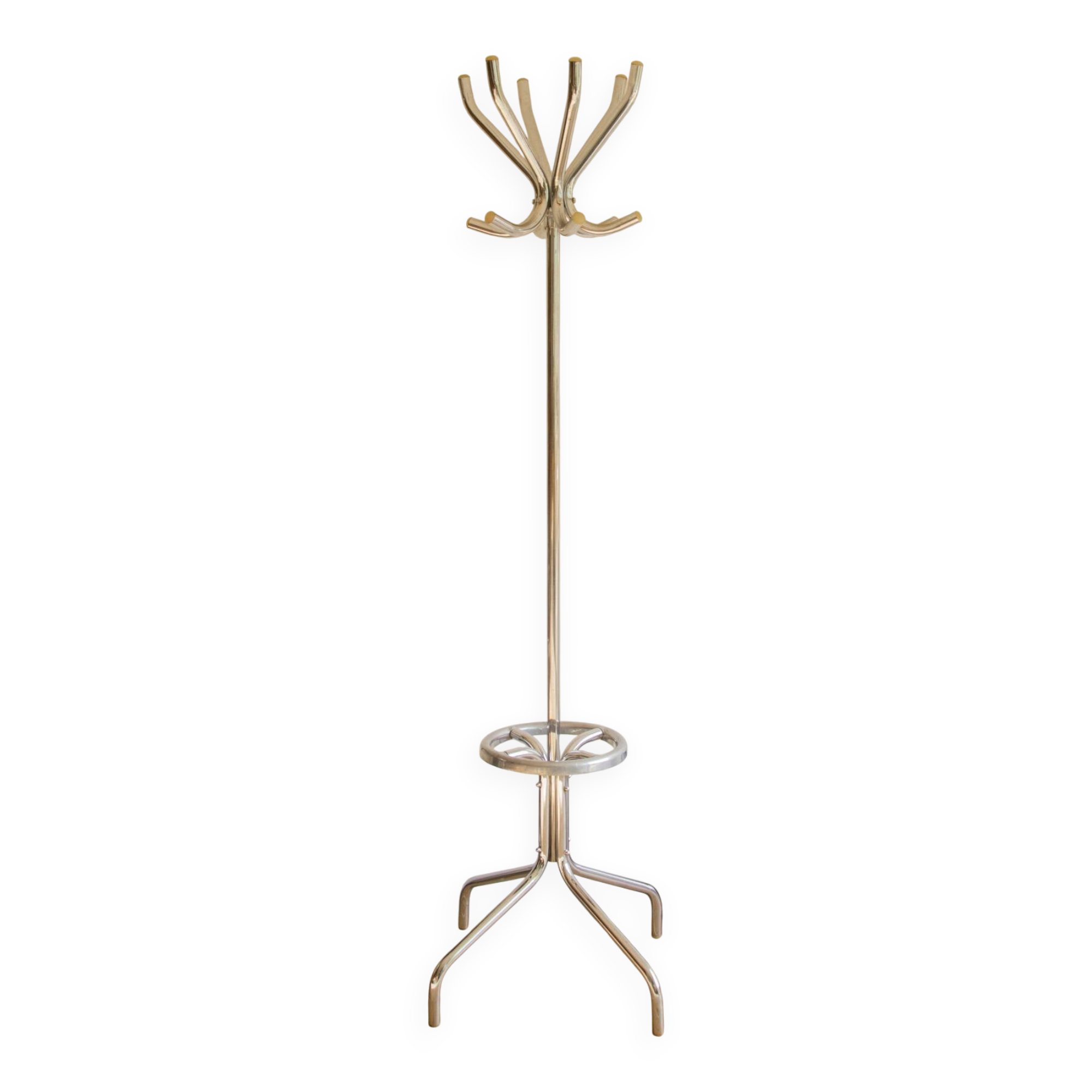 Vintage chrome coat rack