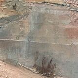 Oil on framed cardboard