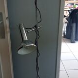 Lampadaire vintage 1970 chrome 3 spots orientables et réglables