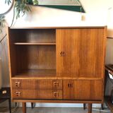 Vintage glass sideboard, 1960s