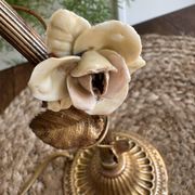 Lampe tulipe en laiton