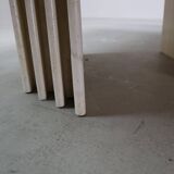 Travertine dining table, Italy 1960s