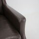 1970s pair of leather armchairs,denmark