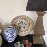 Salière double verre moulé transparent