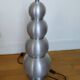 Lampe Bubble en aluminium brossé année 70