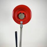 Lampe articulée vintage rouge et chrome – esprit industriel