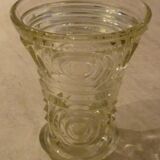 Fresnel style glass vase