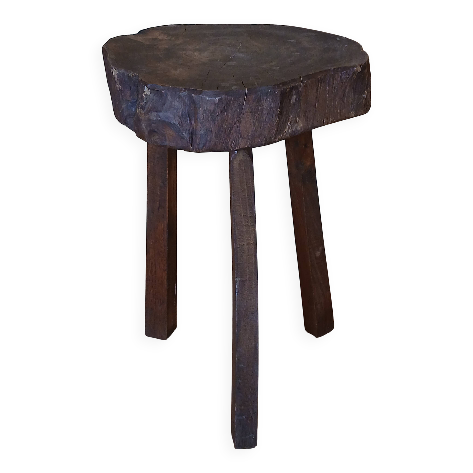 Brutalist tripod stool