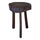 Tabouret tripode brutaliste
