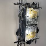 Brutalist Wall Lamp by Tom Ahlström & Hans Ehrlich for A+E Leuchte from 1960'~70'