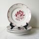 6 assiettes plates