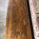 Draper's table / solid oak console 1900s