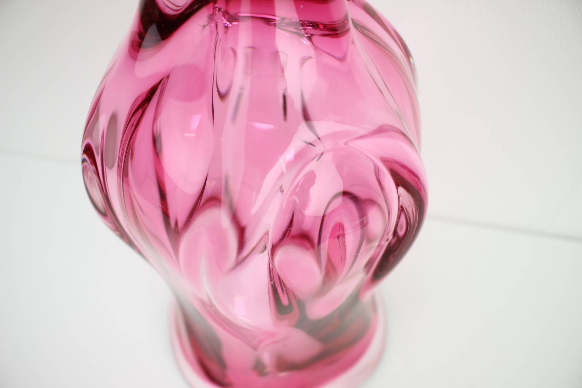 Art Glass Vase by Josef Hospodka for Chribska Glassworks, 1960's