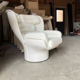 White Elda Joe Colombo chair Longhi, new condition!