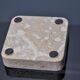 Brutalist ashtray by Fratelli Mannelli, travertine, Italy, 1970