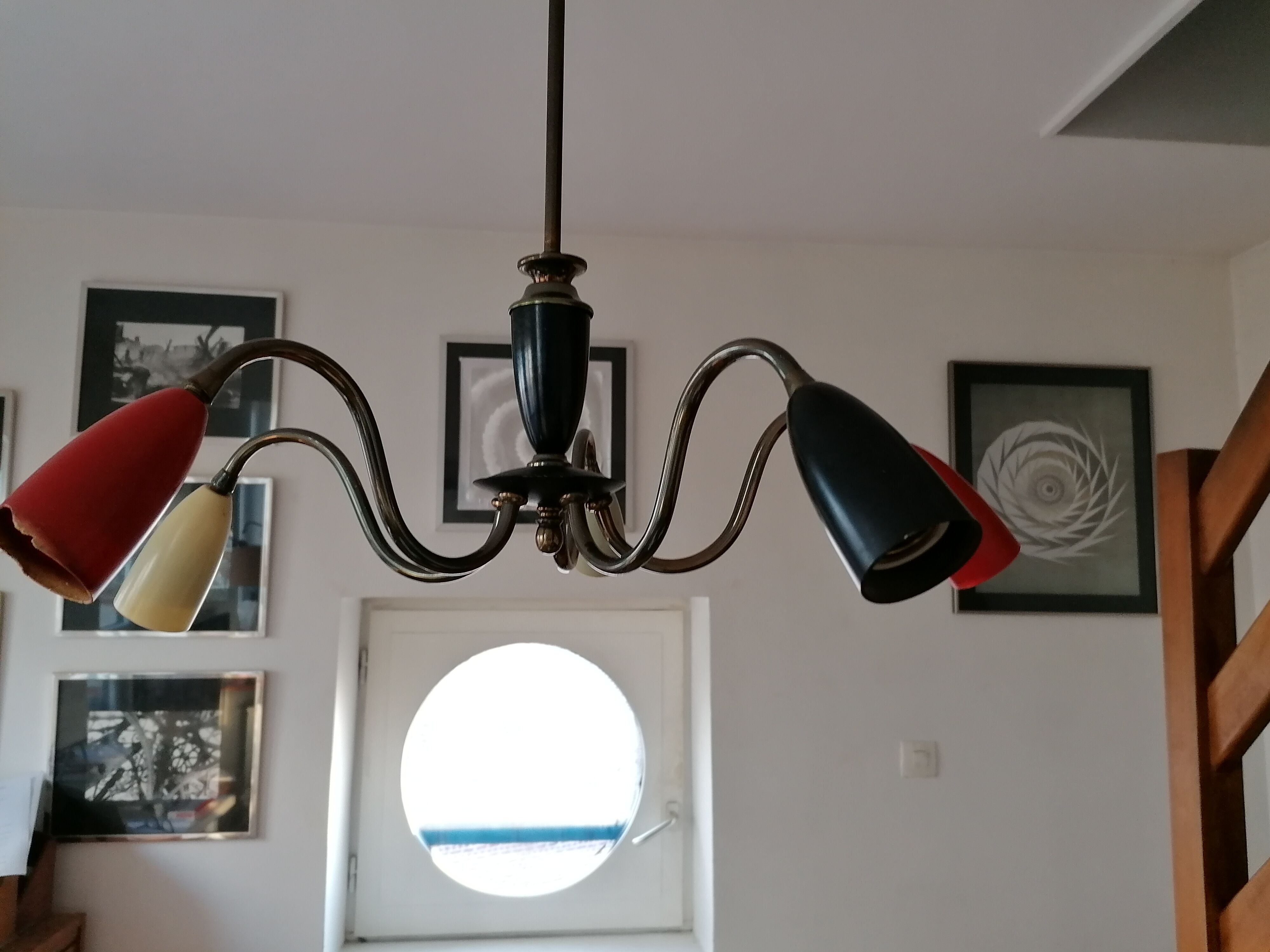 60s Italian style chandelier