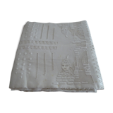 Embroidered tablecloth old Chinese décor pure cotton 230*155