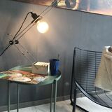 Fratelli Mannelli travertine desk lamp, 1970s