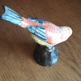 Oiseau de collection en porcelaine peinte