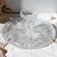 Vintage Crystal Pie Dish - Cut Crystal Serving Plate - Gateway - Centre d