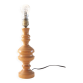 Pied de lampe bois tourné