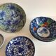 set of 4 bowls and 4 asian porcelain cups