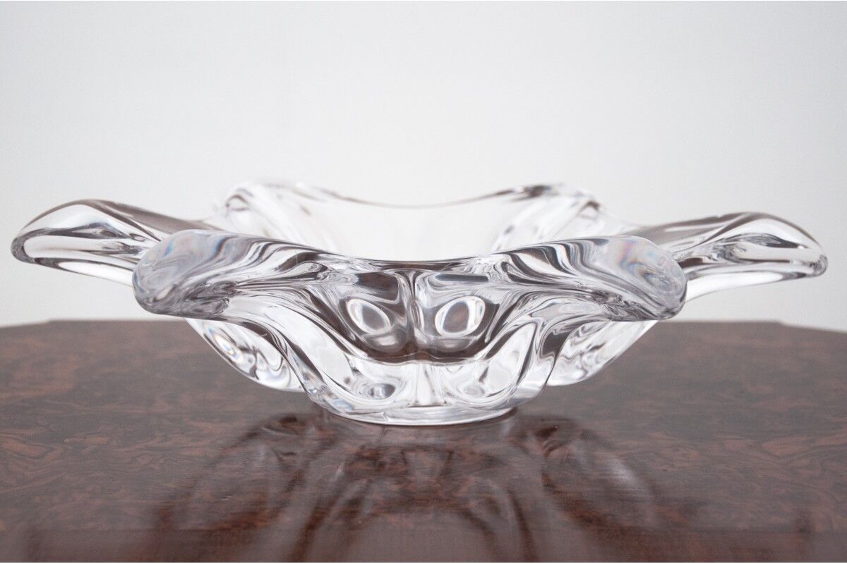 Platter artistic glass, 1970s