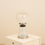 Glass lamp double lighting 70's