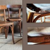 4 bistro chairs Horgen-Glaris Switzerland 30s/40s
