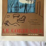 Le Corbusier, Paris 1966 exhibition poster