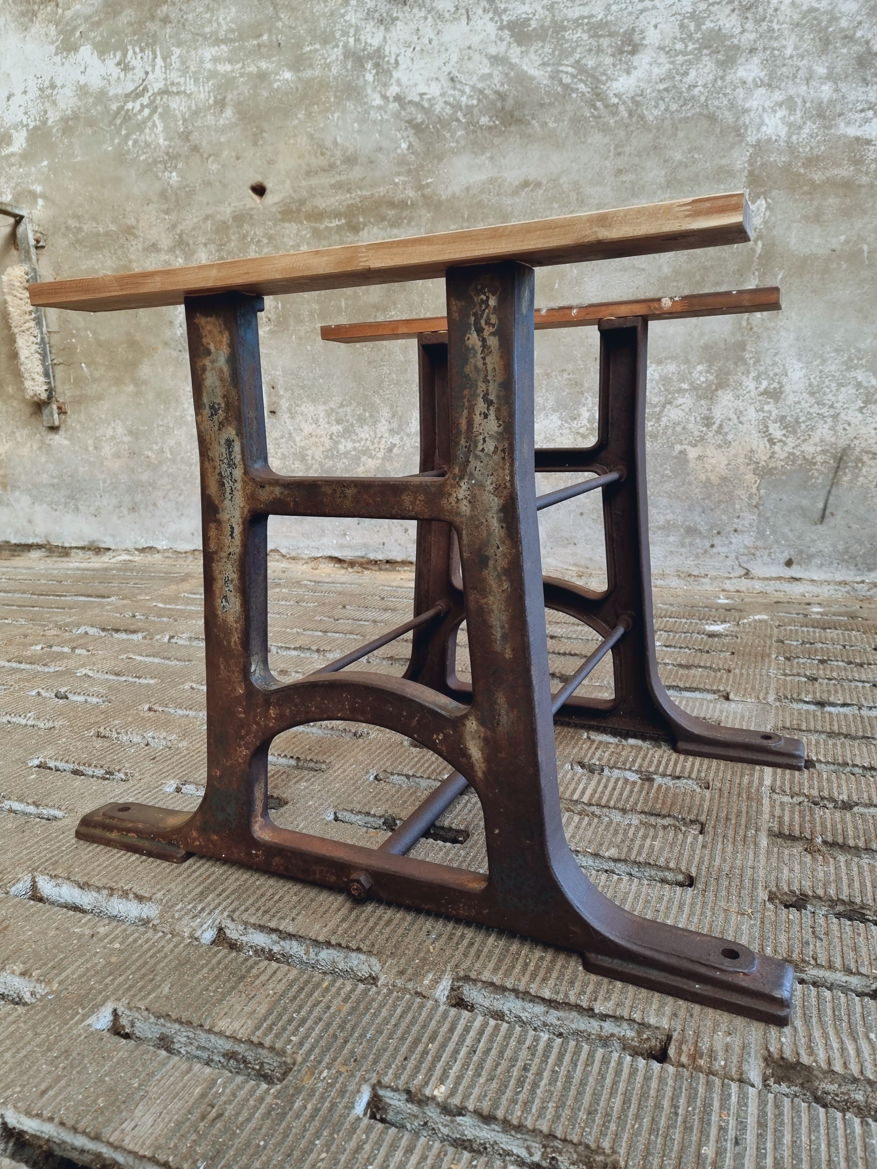 Industrial table XXL dining table oak