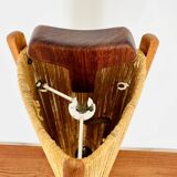 Sisal and Teak Floor Lamp by Temde