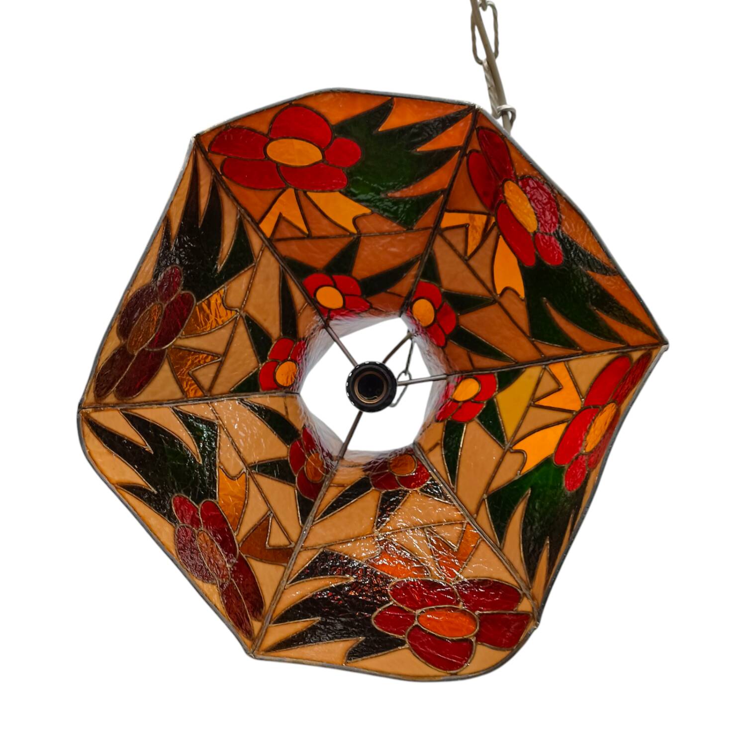 Vintage Tiffany Style Ceiling Lamp