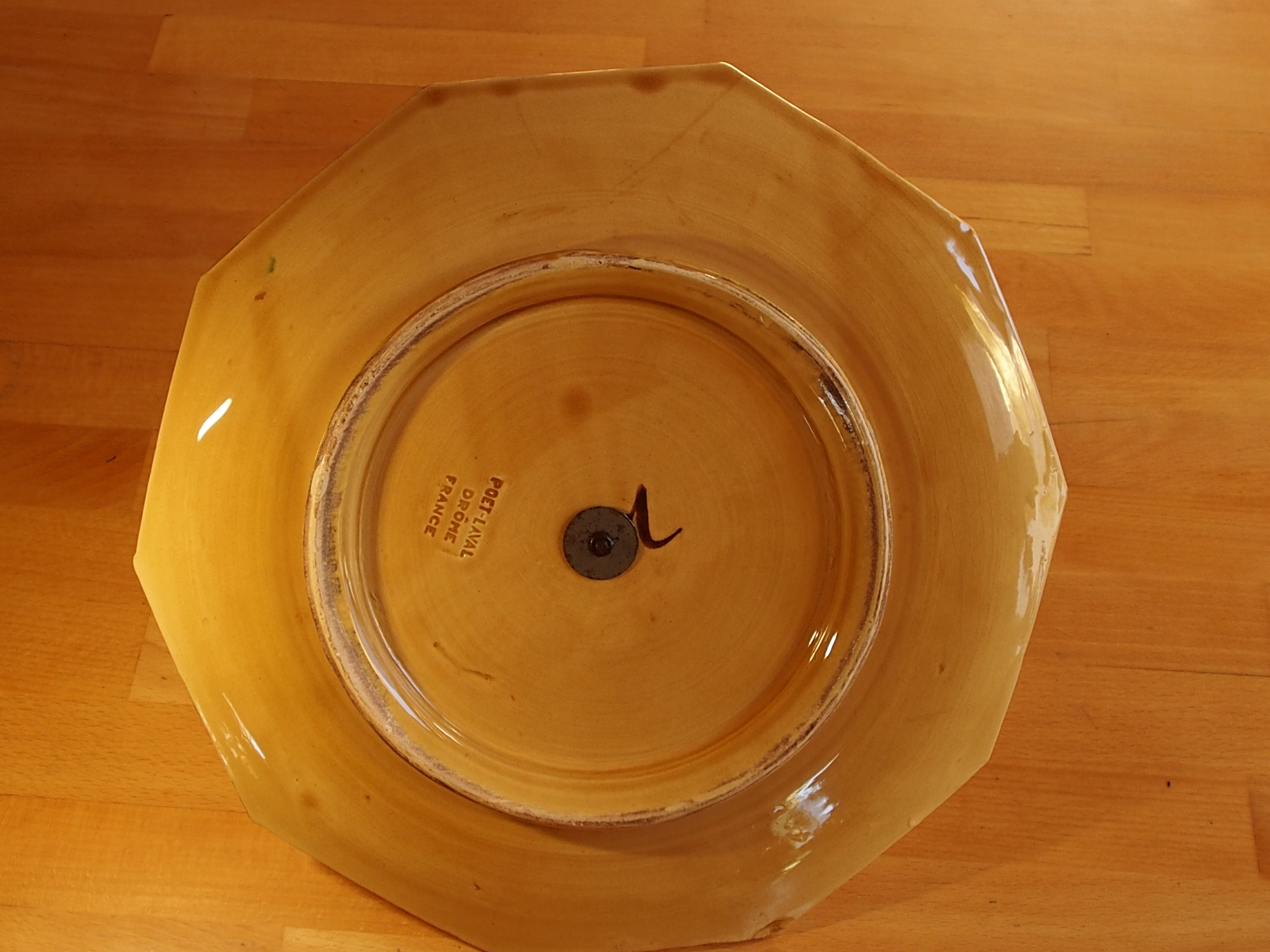 Froamge tray signed Le Poët-Laval