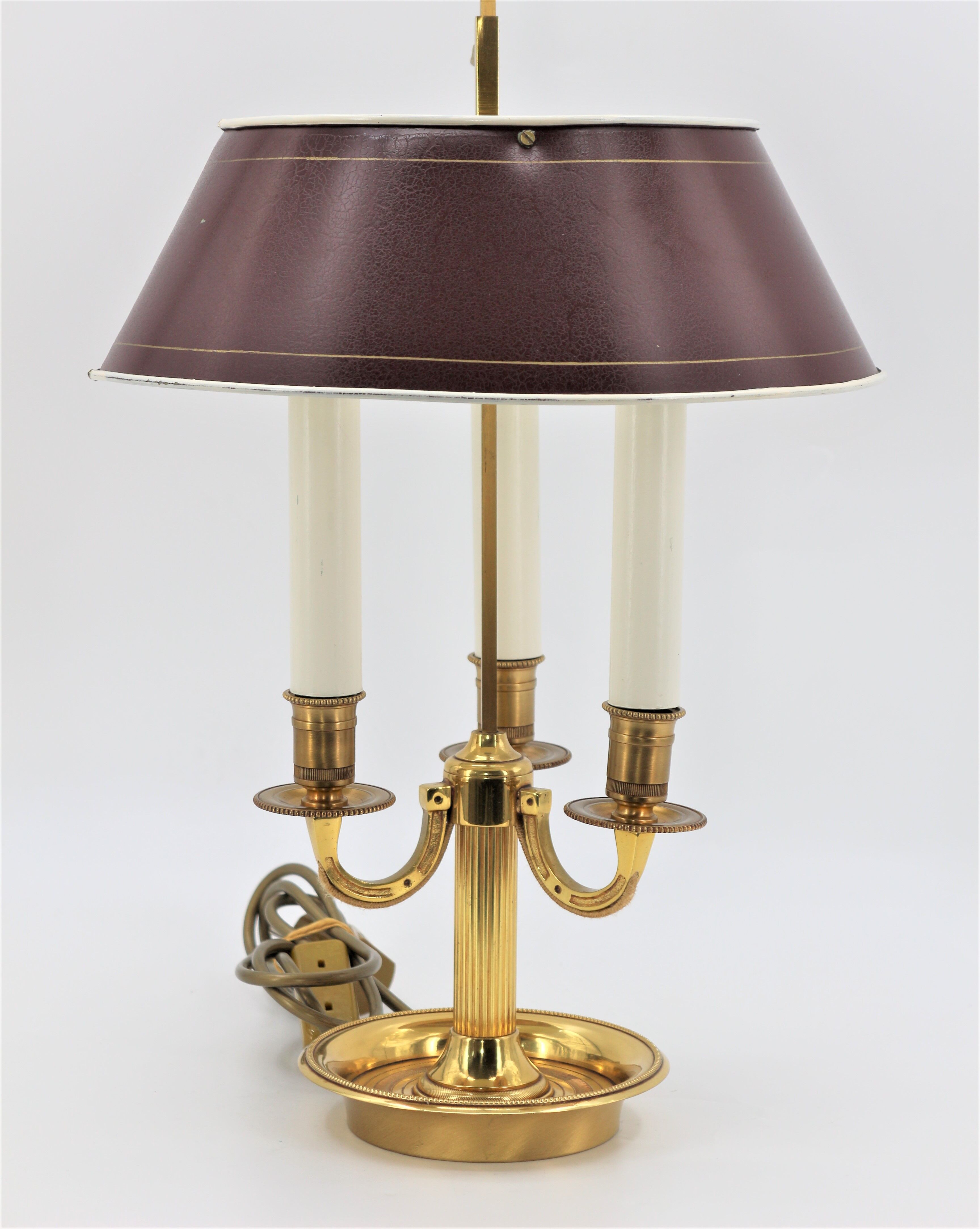Empire-style gilded bronze hot water lamp