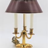 Lampe bouillotte bronze doré style Empire