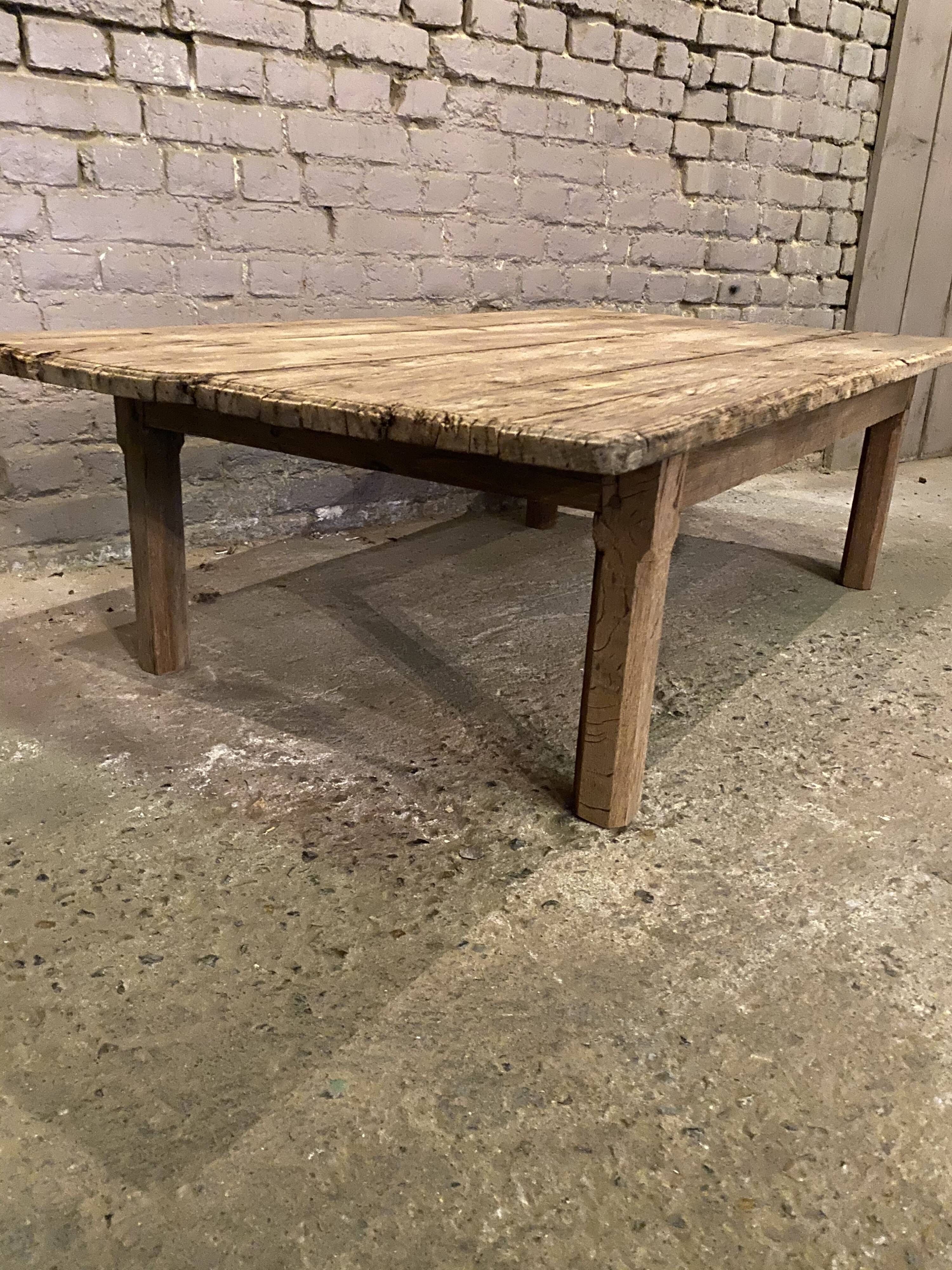 Oak farm coffee table 1930