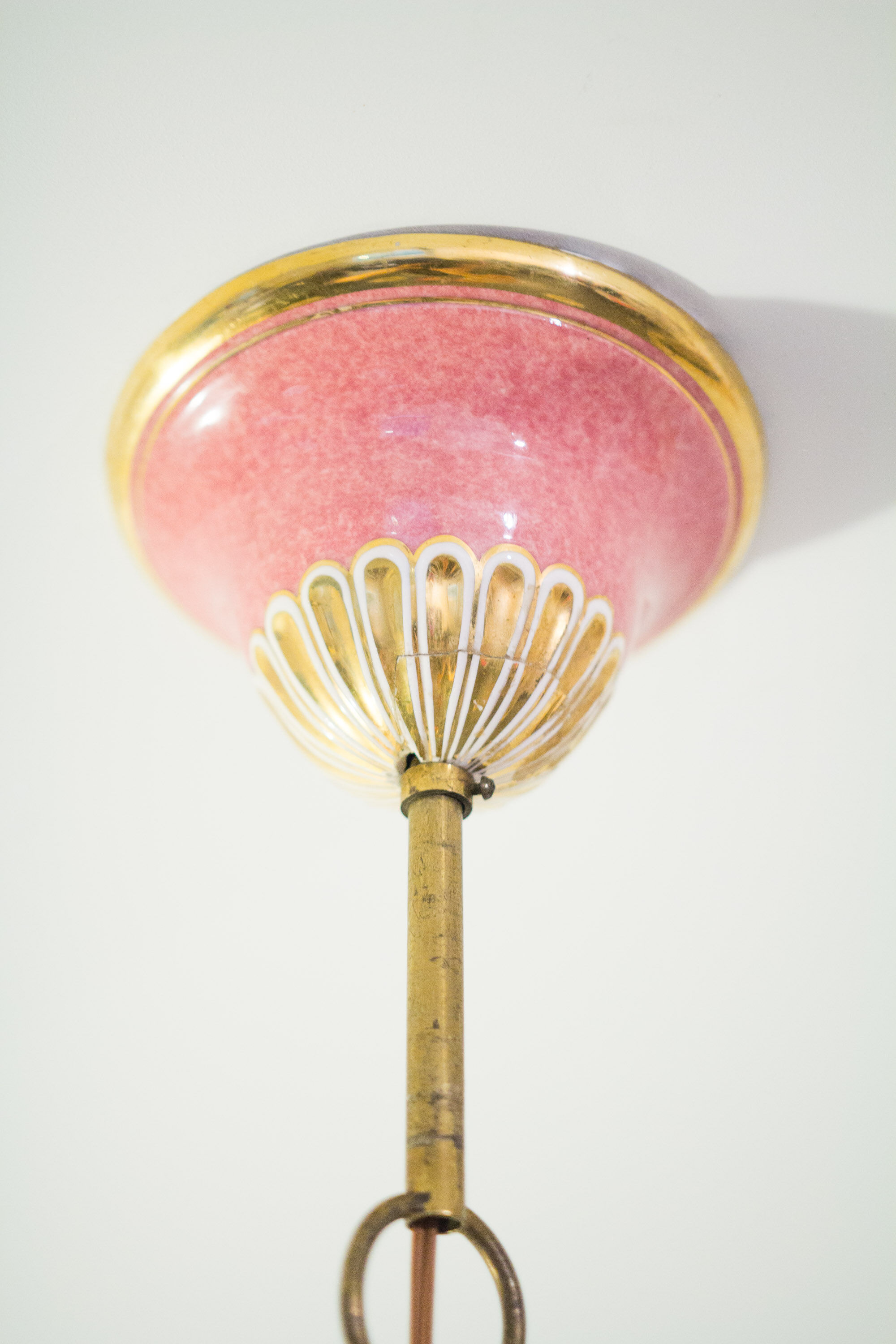 Flemish Ceramic Floral Chandelier