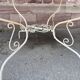 Garden furniture in wrought iron 1970