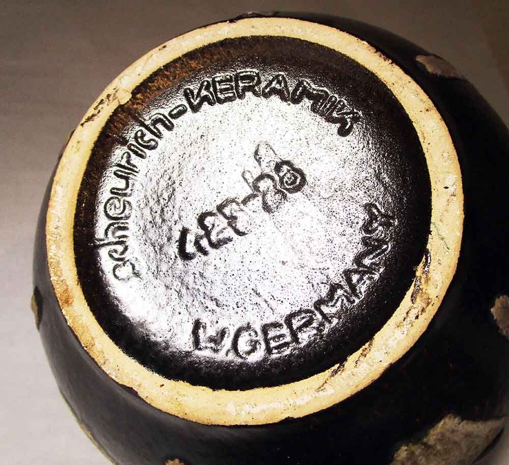 Scheurich ceramic vintage cove vase