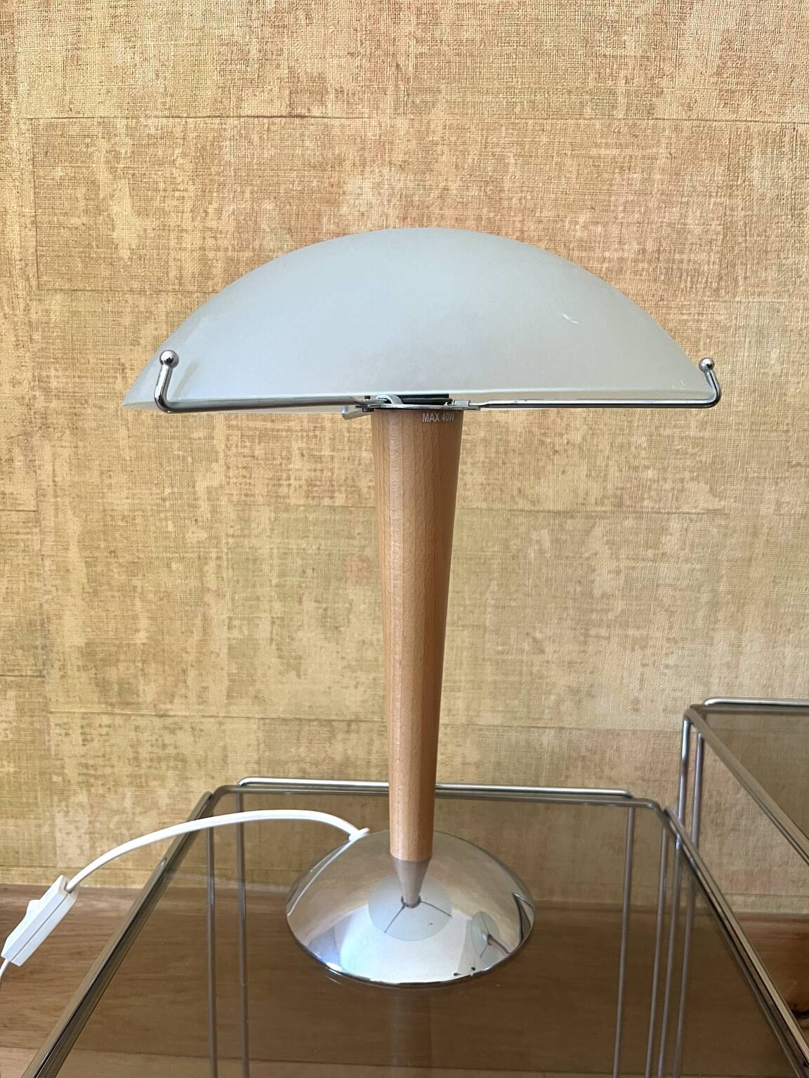 Pair of Ikea Kvintol mushroom lamps – 90s Scandinavian design
