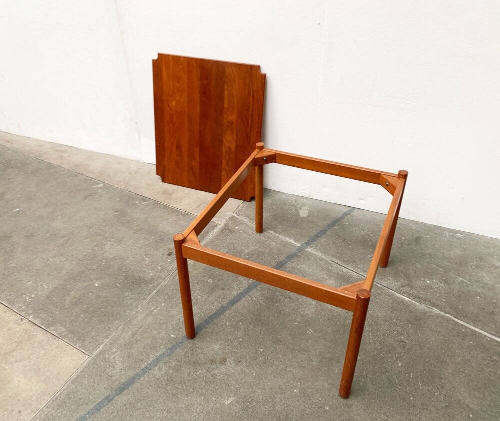 Mid-century Danish teak coffee table by Magnus Olesen, 1960s.