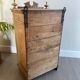 Old wooden bedside cabinet / bathroom cabinet / medicine cabinet
