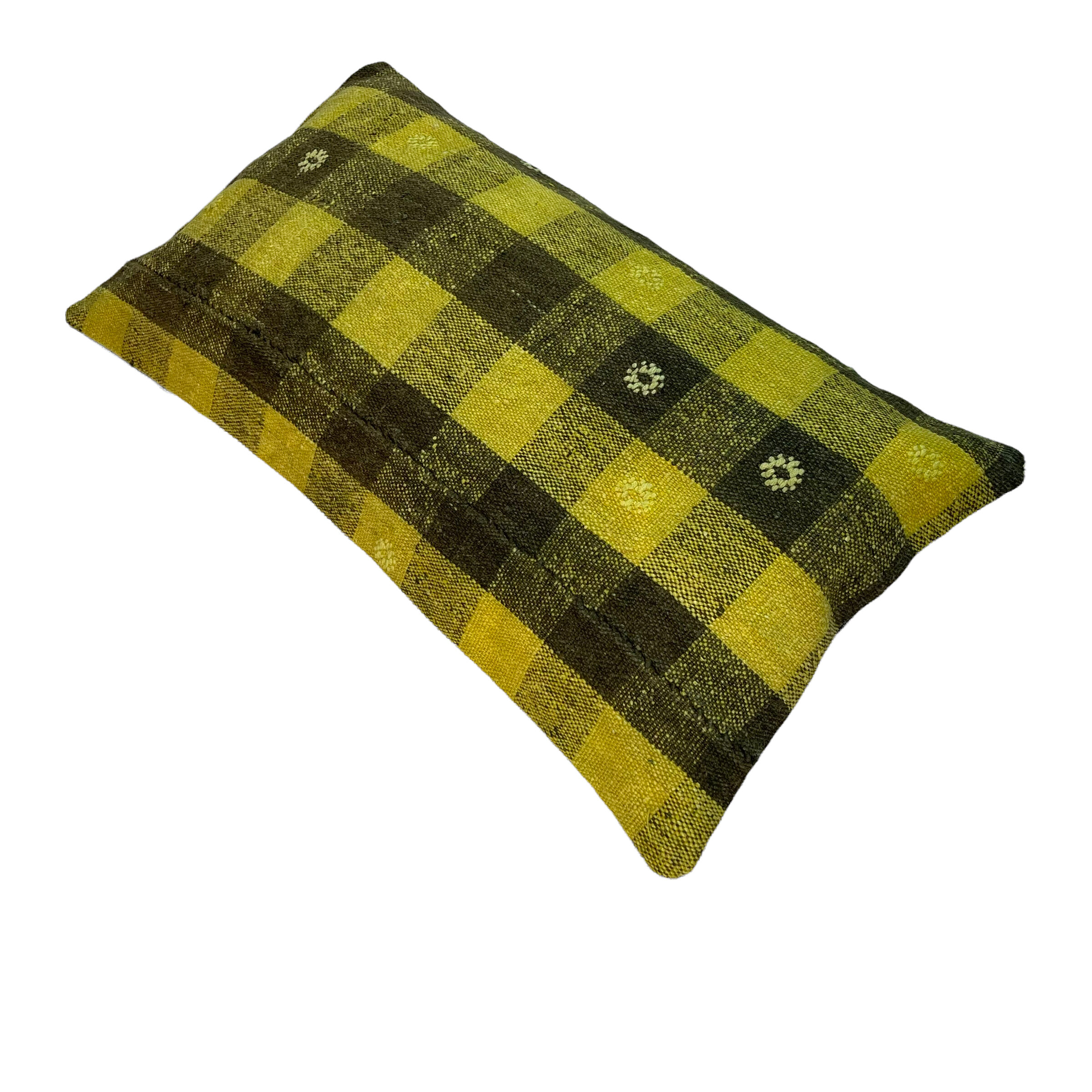 Vintage turkish kilim cushion cover , 30 x 60 cm